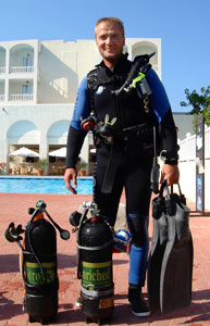 dimitris drakos owner of crete divers club