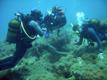 photo from Anchor Valley diving location near Malia Crete