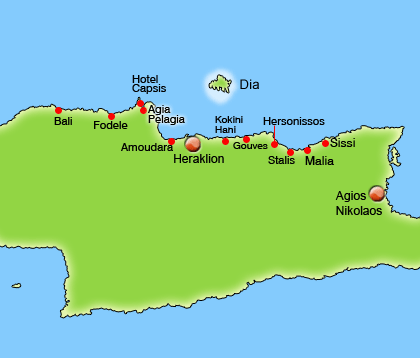crete transfer map