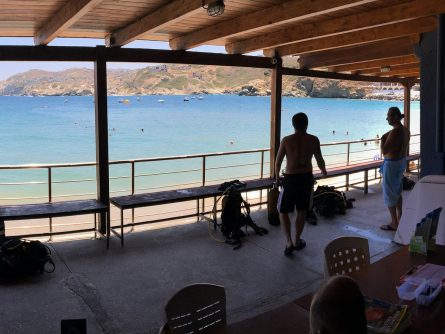 diving center in agia pelagia crete