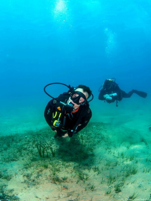 Εκπαίδευση padi scuba diver στην Κρήτη